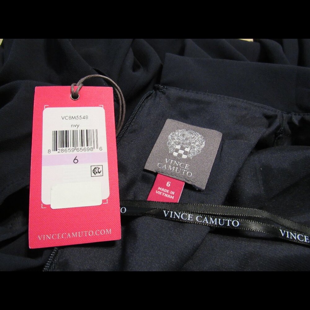 Vince Camuto Cold Shoulder Open Sleeve Shift Dress - Picture 6 of 6